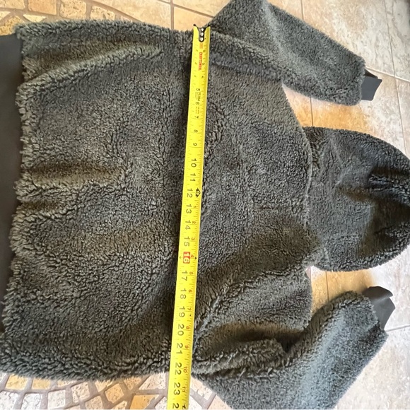 Lululemon oh so Sherpa half zip hoodie dark olive - Picture 8 of 16